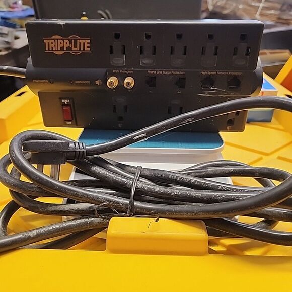 Tripp Lite Other - Tripp Lite TLP810NET 8-Outlet Surge Protector AC RJ-11 RJ-45 Coax Protection